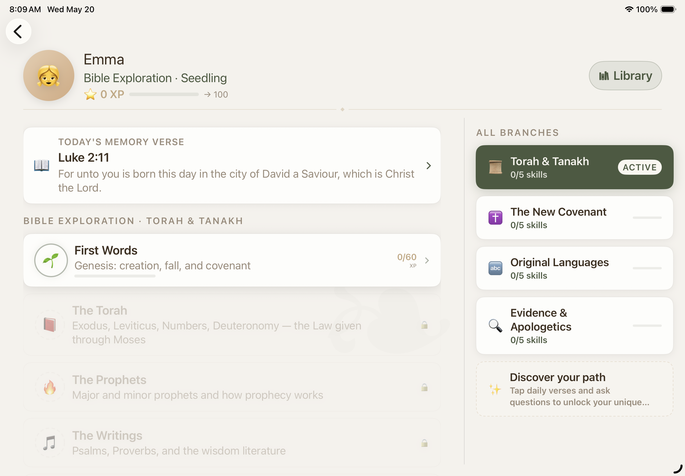 Bible Exploration with Torah, New Covenant, Original Languages, and Apologetics branches